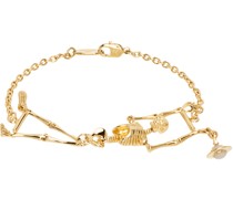 Gold Skeleton Bracelet