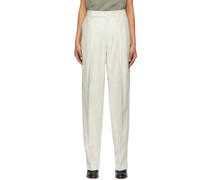 Off-White Organic Cotton Trousers