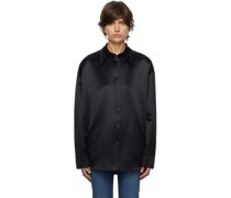 SSENSE Exclusive Black Viola Shirt