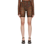Orange Lena Shorts