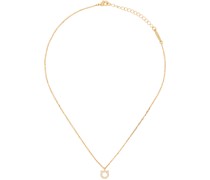 Gold Small Gancini Crystals Necklace