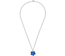 SSENSE Exclusive Silver Long Flower Necklace