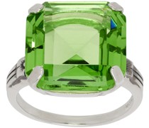 Silver & Green Leroy Ring