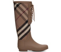 Brown Vintage Check Boots