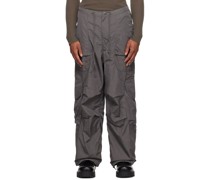 Gray Freight Cargo Pants