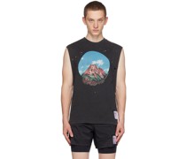 Black MothTech Tank Top