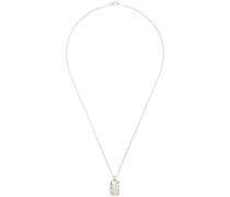 Silver Roca Tag Necklace