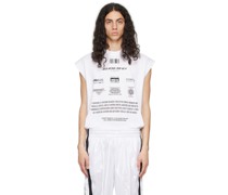 White Movie Barcode Definition T-Shirt