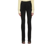 Black Polyester Trousers