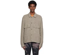 Black & Off-White Worker Jacket