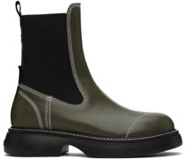 Green Everyday Mid Chelsea Boots