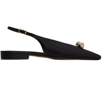 Black Swing Ballerina Flats