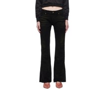 Black Hook and Eye Jeans