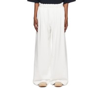 Off-White Pleated Sweatpants
