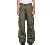 Khaki Twisted Military Lounge Pants