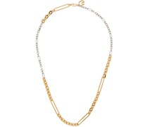 Gold & Silver G Link Necklace