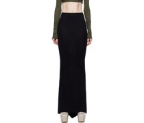 Black Slip Maxi Skirt