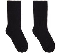 Black Velvet Socks