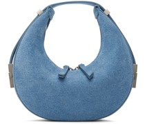 Blue Mini Toni Top Handle Bag