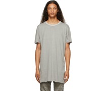 Grey Garment-Dyed One-Piece T-Shirt