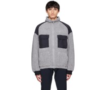 Gray Paneled Jacket