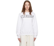 White 'Clueless' Sweatshirt