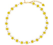 SSENSE Exclusive White & Yellow Fran Necklace