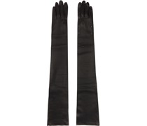 Black Leather Gloves