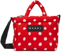 Red East West Tote