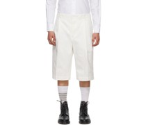 White Unconstructed Shorts
