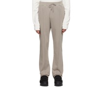 Taupe Pinched Seam Lounge Pants