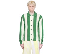 Green & Off-White Hotel Olympia Edition Polo