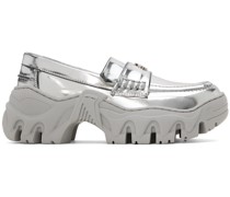 SSENSE Exclusive Silver Boccaccio II Loafers