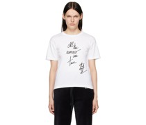 White 'All The Rumors Are True' T-Shirt