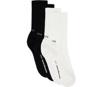 Two-Pack Black & White Socks