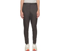 Gray Tapered Trousers