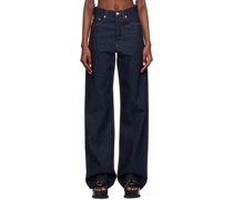 Navy Wide Jeans