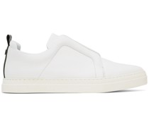 White Slider Sneakers