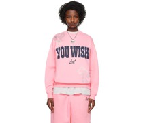 Pink 'You Wish' Sweatshirt