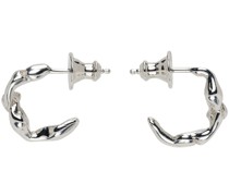 Silver Small Lava Earrings