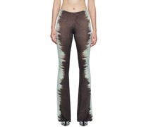 Brown & Green Koro Leggings
