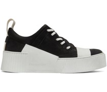 Black & Off-White Suede Bamba 2.1 Sneakers