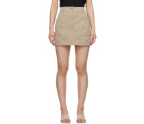 Beige Sam Miniskirt