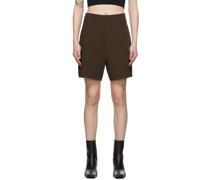 Brown Wide Shorts