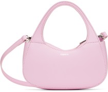 Pink Micro Baguette Swipe Bag