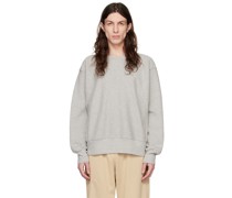 Gray Dropped Shoulder Sweatshirt