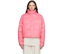 Pink Mads Short Down Jacket