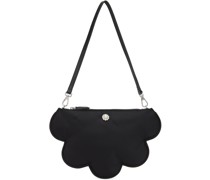 Black Daisy Shoulder Bag