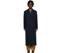 SSENSE Exclusive Navy Extra Long Coat
