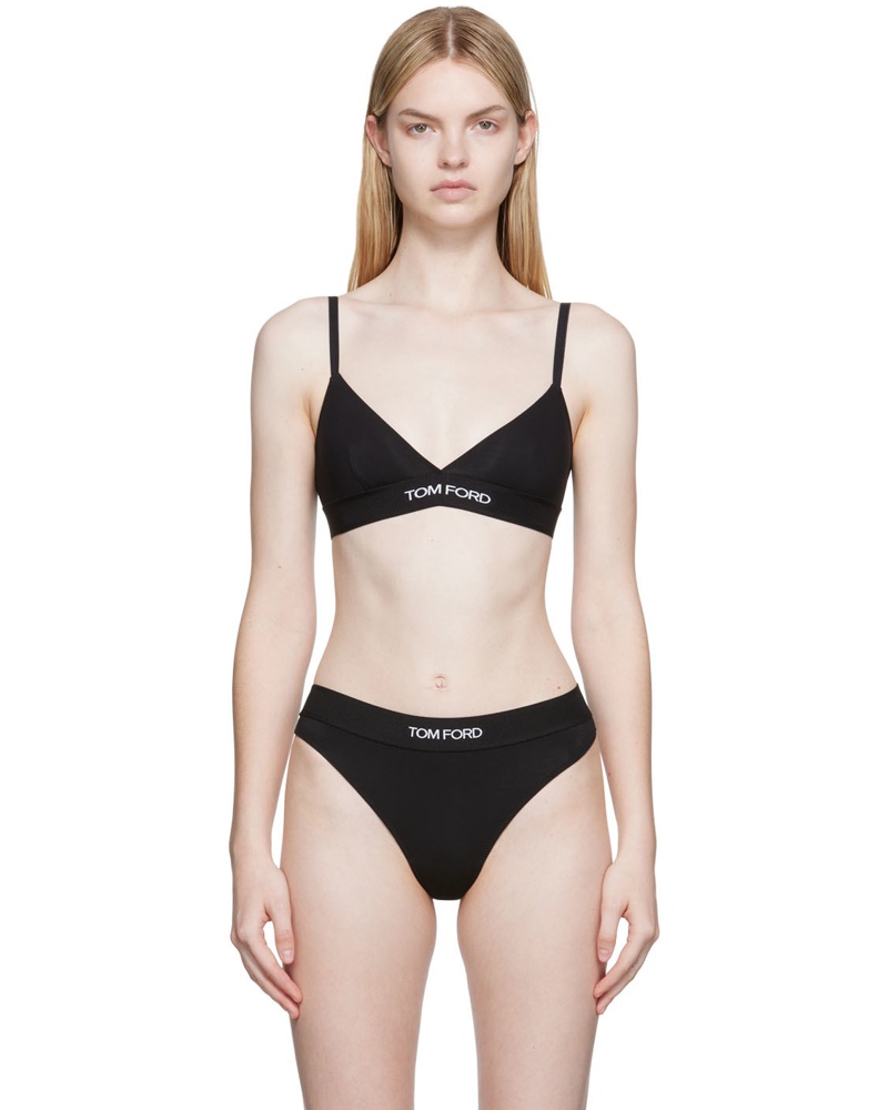 Tom Ford Damen Black Triangle Bra